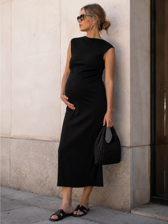 Mango Dresses & Skirts - MANGO maternity black dress